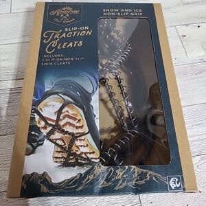 Slip-On Adventure Traction Cleats Snow Ice Mens Size 6 to 11 Womens 7.5-12.5 NEW